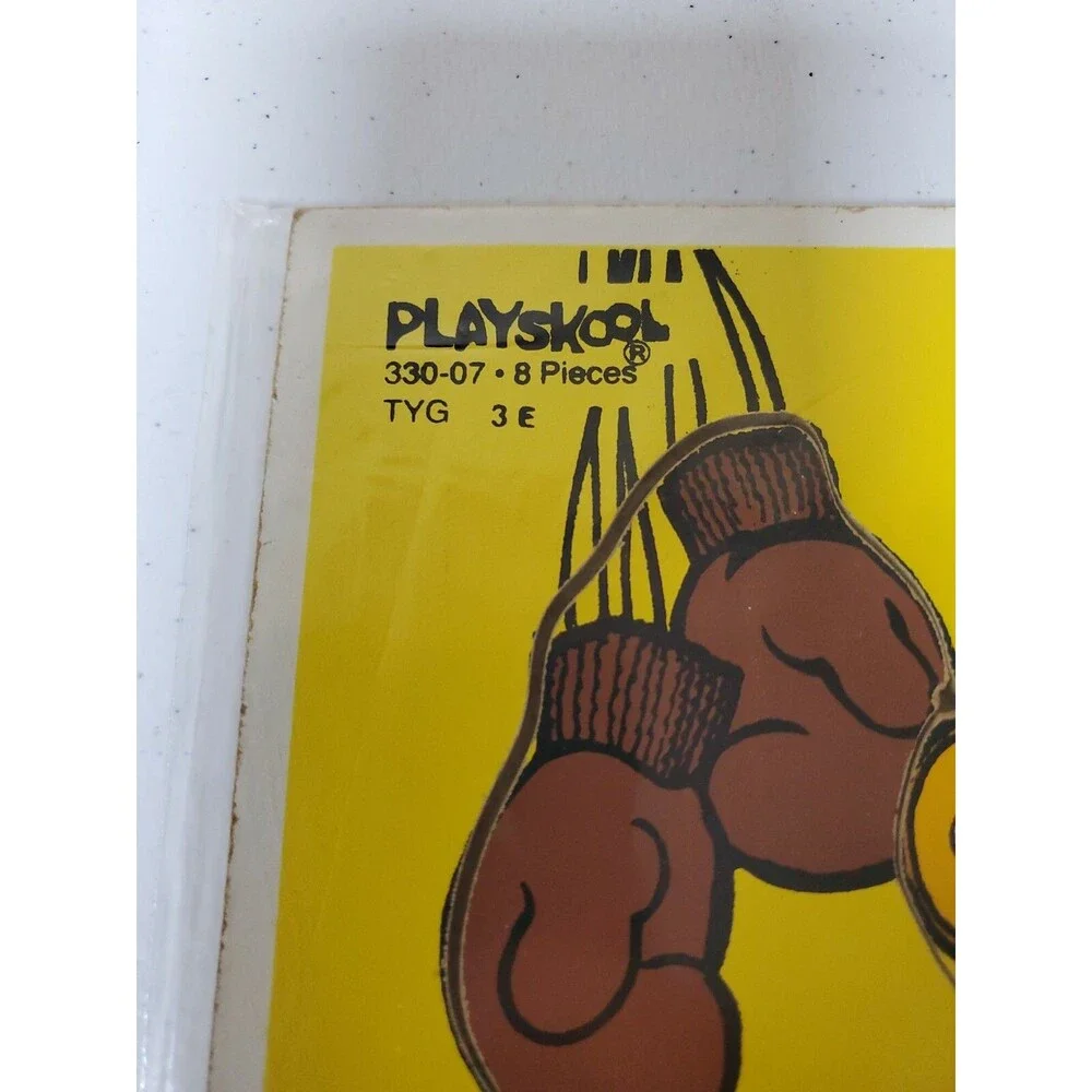 Playskool Vintage Hallmark Wood Puzzle 1981 #330-07 TYG VGC
